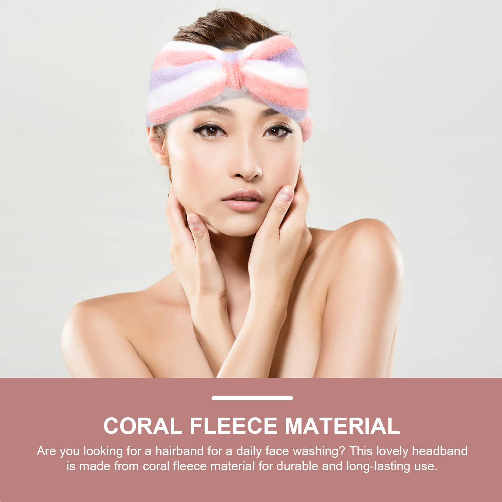 

Coral Fleece s Elastic Lovely Girl Headb s Hairb s for Girls Kids Face Washing Makeup Hairstyle Accessory Long Lasting Use