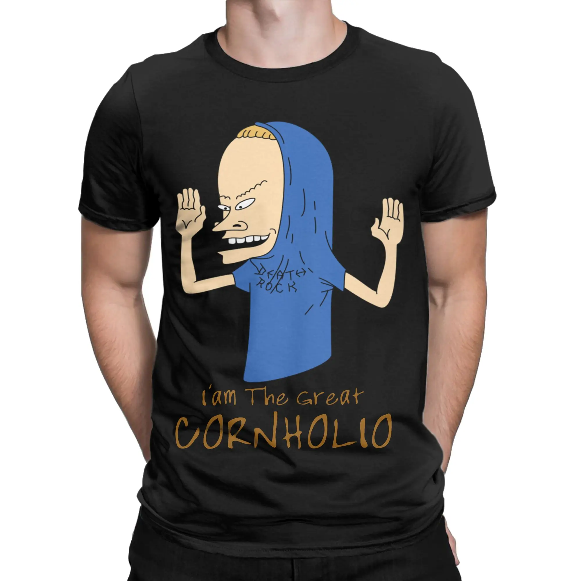 

Beavis and Butthead Great Cornholio T Shirt 90s Cartoon BB 100% Cotton Clothing Vintage Short Sleeve Tees Plus Size T-Shirts