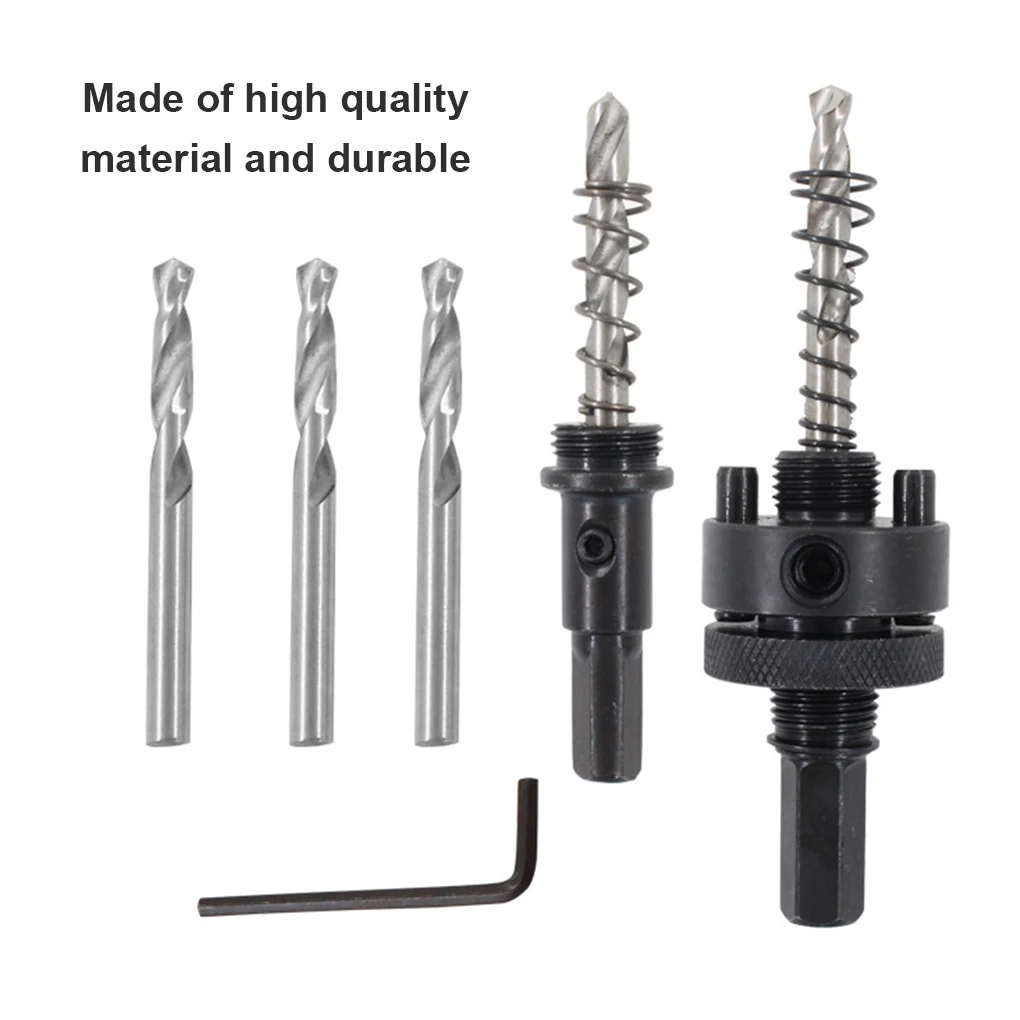 

Center Drill Set Wear-resistant Rustproof Positioning Bit Stable Quick Change Pipe Openings Bi-Metal Hole Saws Pipe Tapper