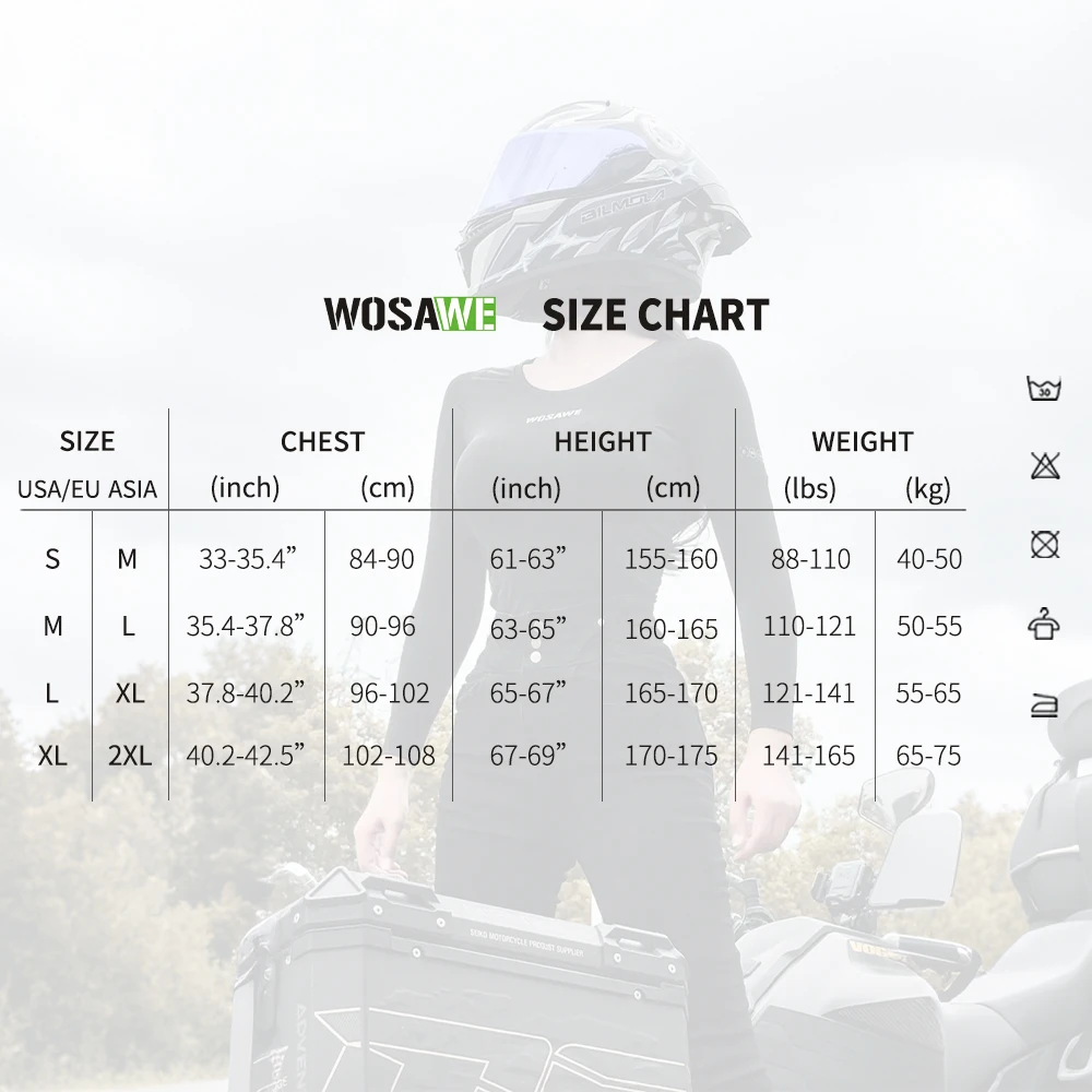 ملابس داخلية شتوية لركوب الدراجات من WOSAWE، ملابس داخلية دافئة ومسامية وممتصة للرطوبة، مجموعة طبقات أساسية رياضية لركوب الدراجات للسيدات #6