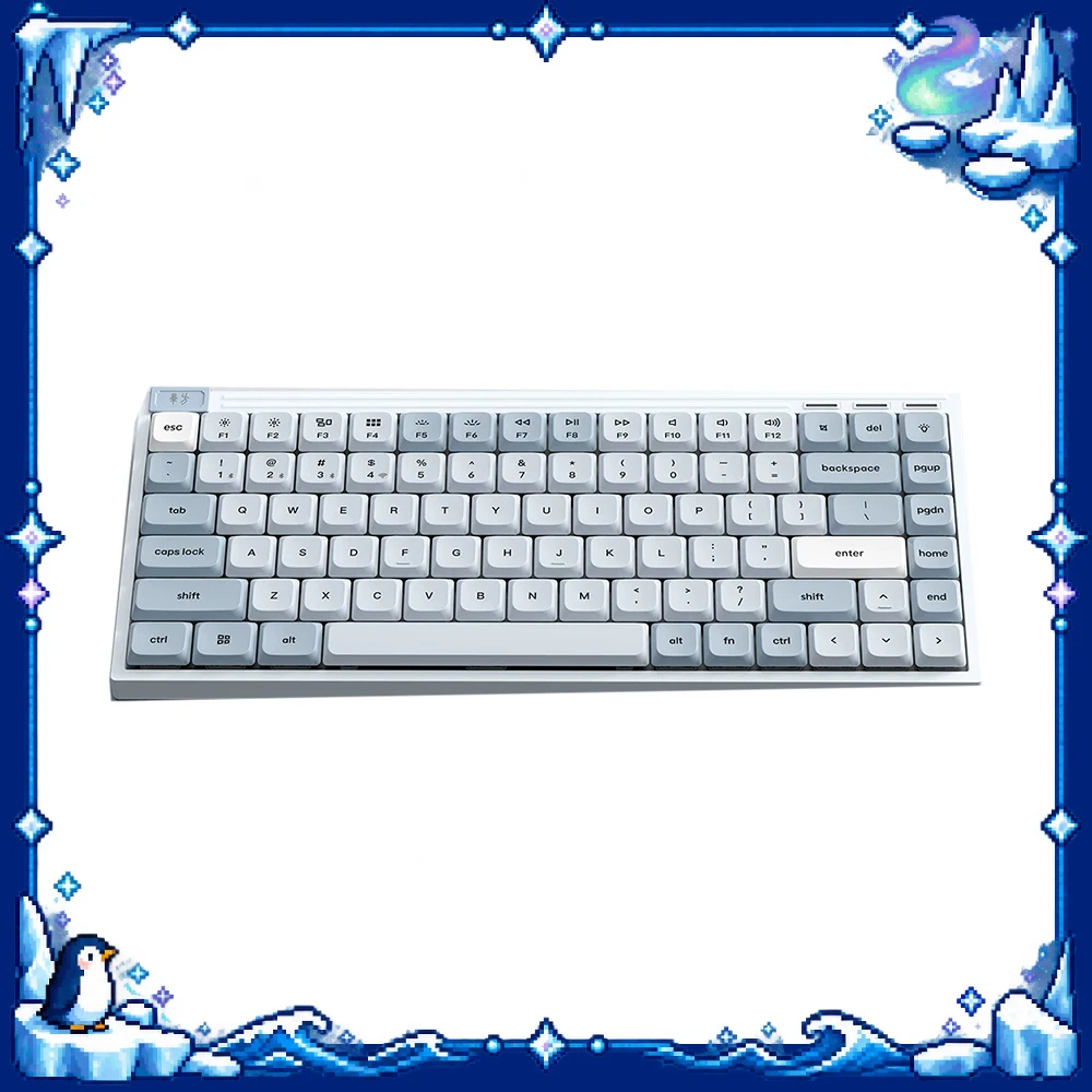 SKN Bifang Ultra Mechanical Keyboard Low Profile Tri Mode Wireless Dual 8K Gasket Quiet Slim Gaming Office Keyboard for PC Mac