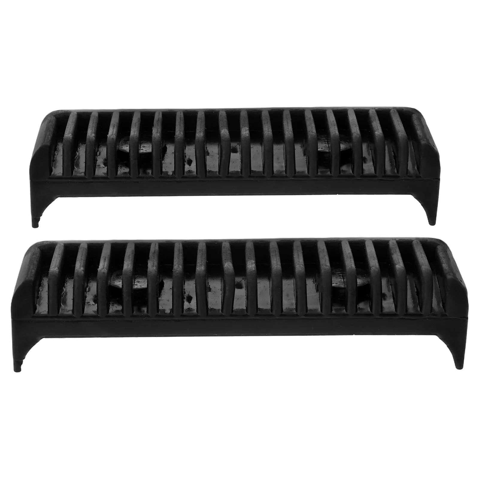 

2pcs Elliptical Machine Pedal Mat 5.8X1.5Inches Shock Absorbing Non-Slip Footstep Cushion Pad For Home Gym Workout Equipment