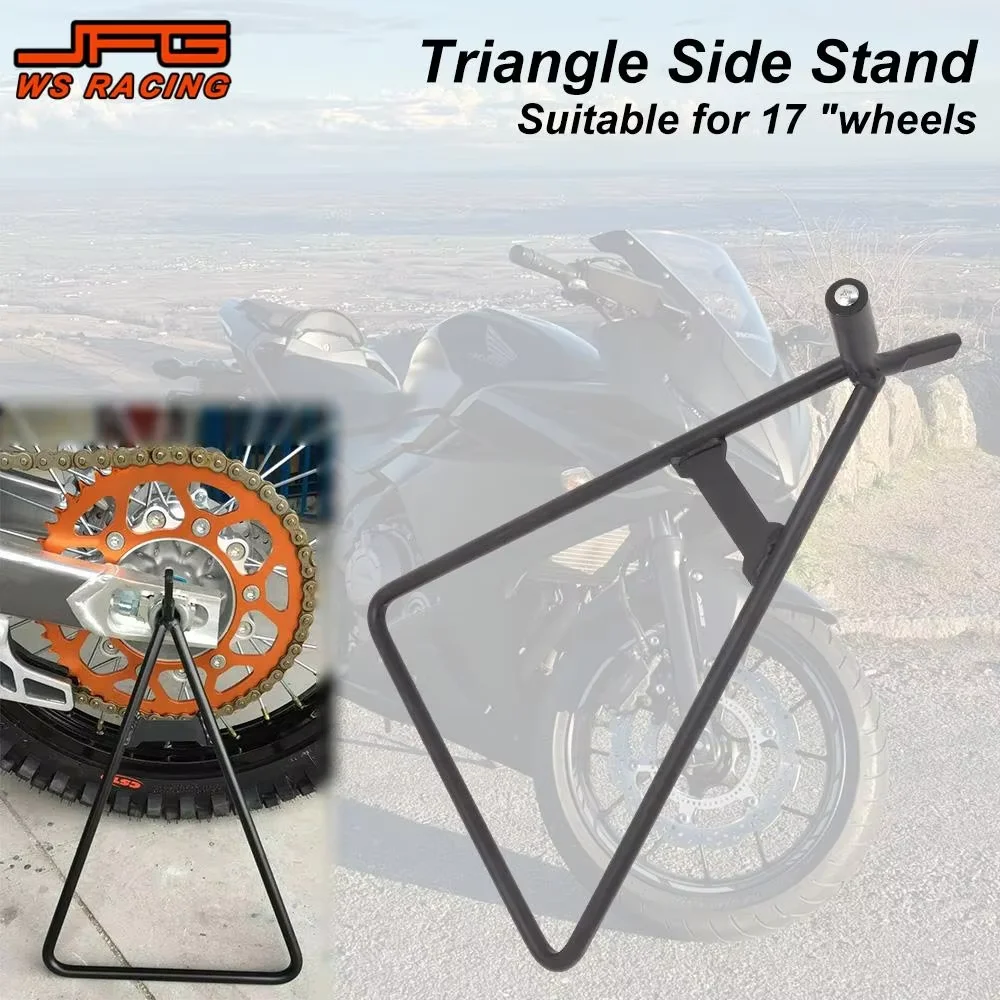 Motorcycle Triangle Stand for Dirt Bike Rear Wheel Paddock Stand Universal Triangle Stand Lift Holder for Dirt Pit Bike