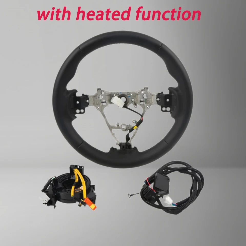 Replacement Leather Steering Wheel with heated function Fit for Toyota RAV4 2013-2018/ Corolla 2014-2018