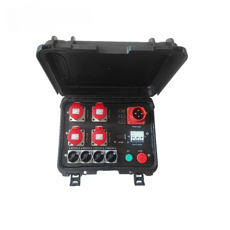 Stage Electric Hoist Controller, 4‑Way 8‑Way 12‑Way 16‑Way 24‑Way, Double‑Sided Universal Compatible for Mudehuai Pigeon Hoist