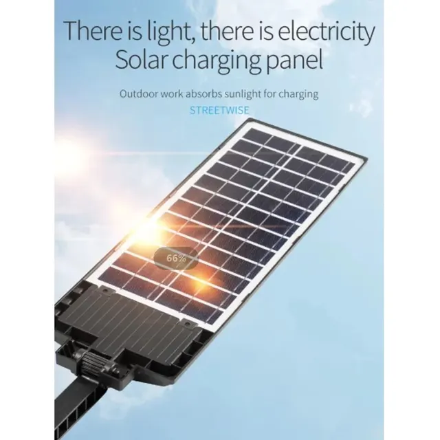 Outdoor Solar LED Lights Waterproof 8000 Lm Super Bright Wall Lamp With Motion Sensor Remote Control Garden Street Light 5