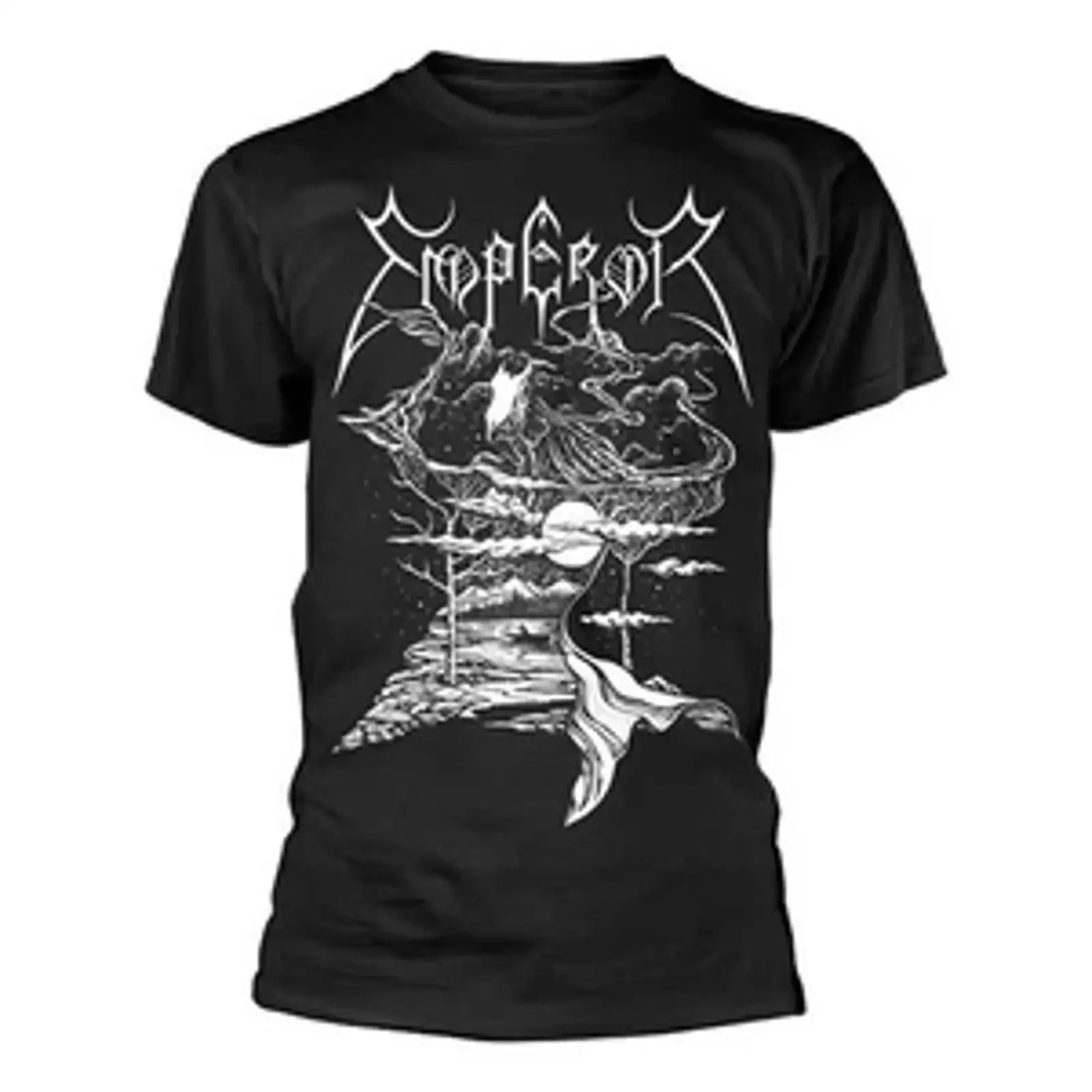 Emperor The Wanderer Men's T Shirt Small Black vintage Washed graphic homme Stylish streetwear Unisex Comfortable Breathable