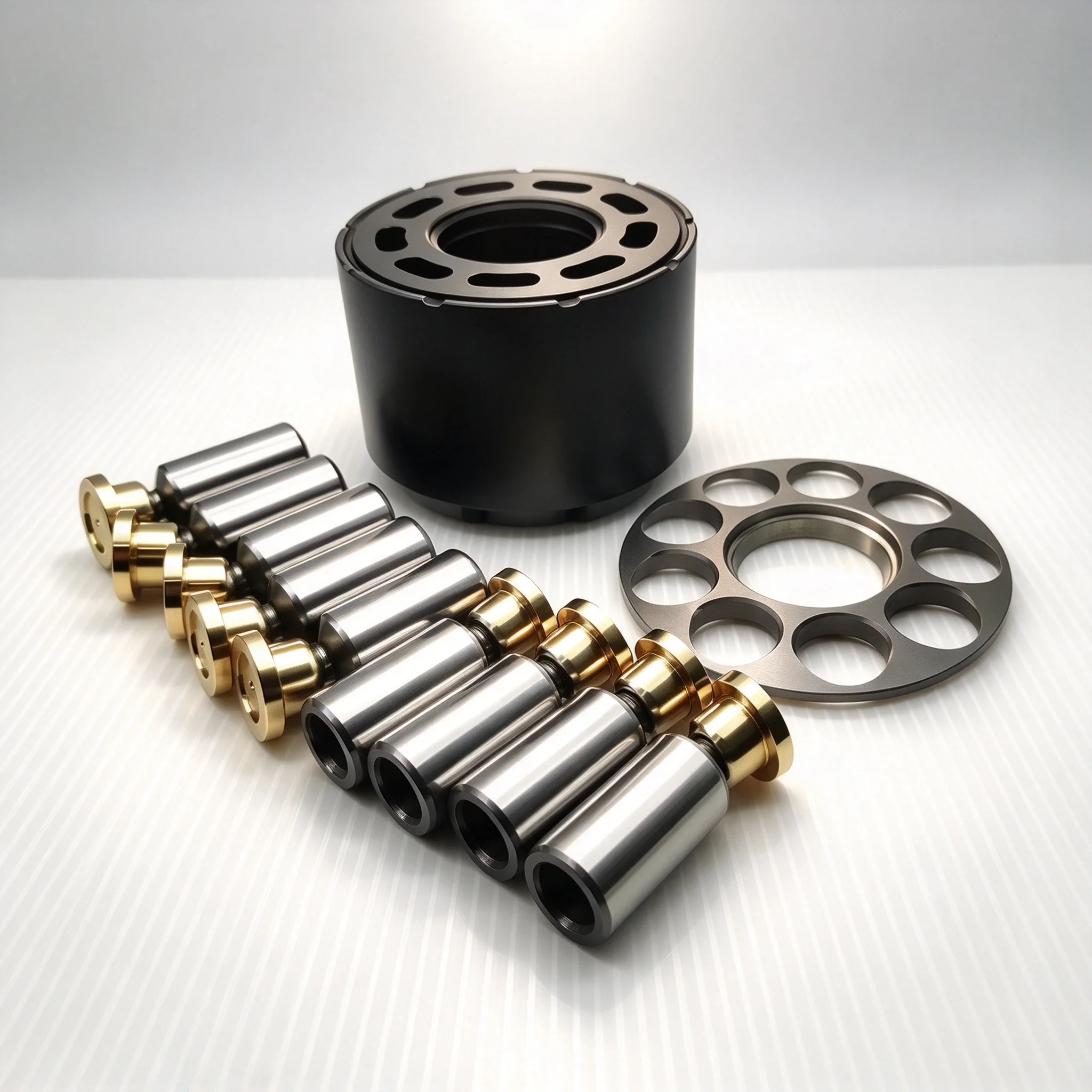 Hydraulic Pump Repair Kit A45 Pump Component Piston Fixing Plate Cylinder Block for A45-F-R-04-H-K-10393 Pump Part