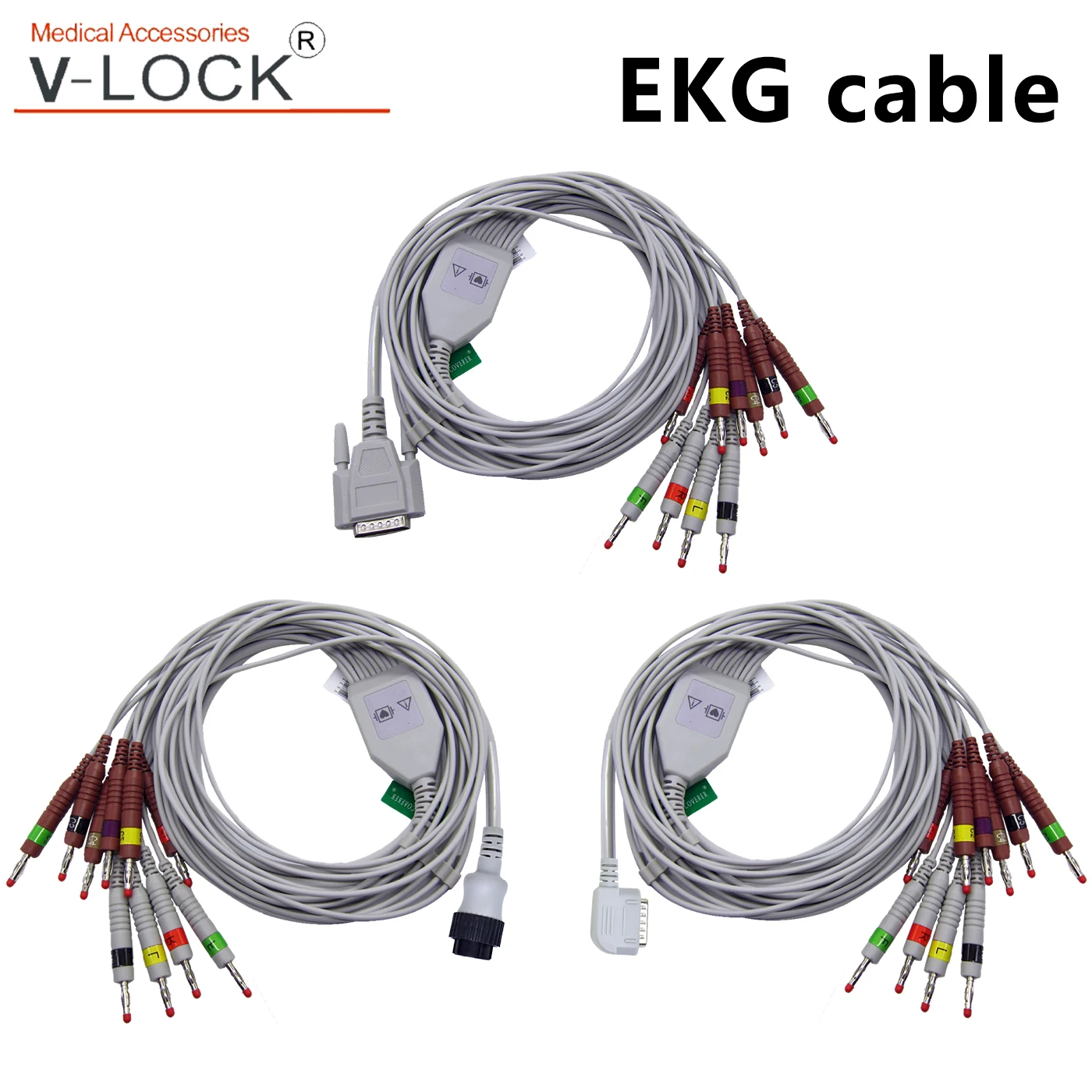 

Banana 4.0 EKG Cable and leadwires for kanz cardioline detal AR600 EKG machine