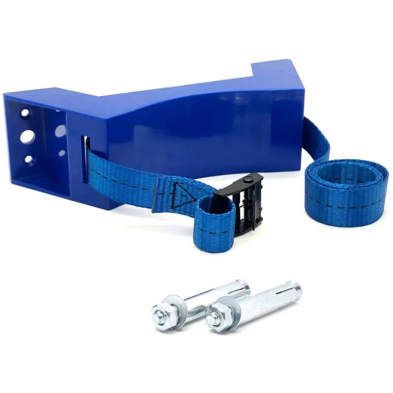 Cylinder Mounted Bracket Gas Cylinder Bracket ABS Gas Cylinder Holder for Motorhome RV Caravan,Blue-AD33