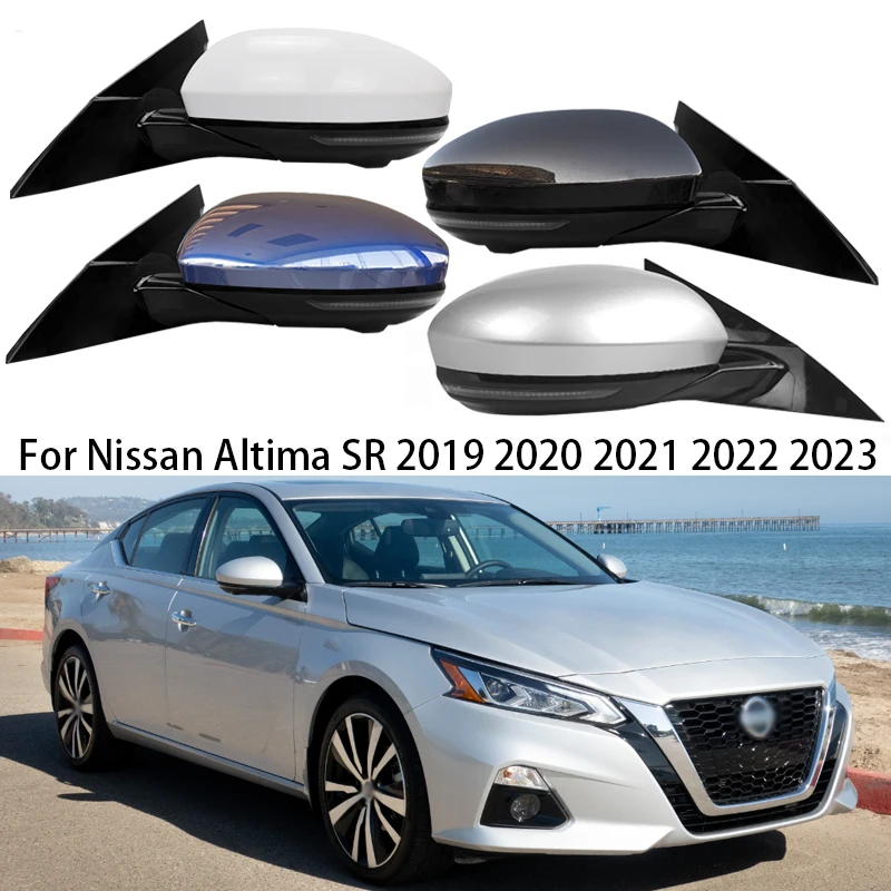 

Car Side Rear View Mirror Assembly For Nissan Altima SR 2019 2020 2021 2022 2023 Auto With Camera Electric Folding Heating