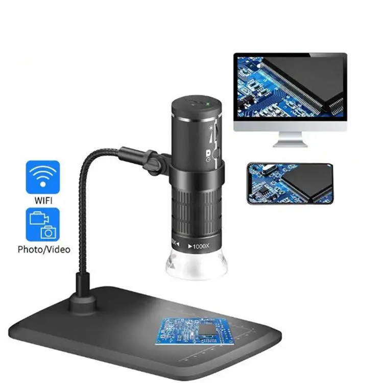 For Wireless 1080P HD portable usb WiFi Microscope digital Rechargeable handheld Pocket Mini microscopio wireless microscope