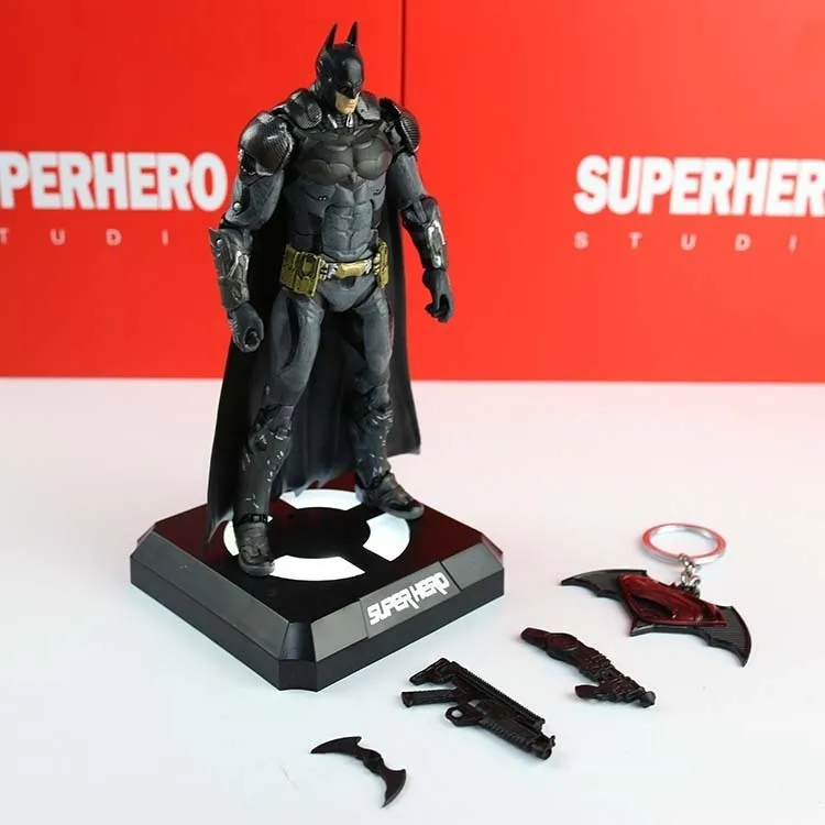 

DC Batman V Superman Dawn of Justic Batman Arkham Knight Joker Red Hood Action Figure Collect Desktop Ornament Gifts