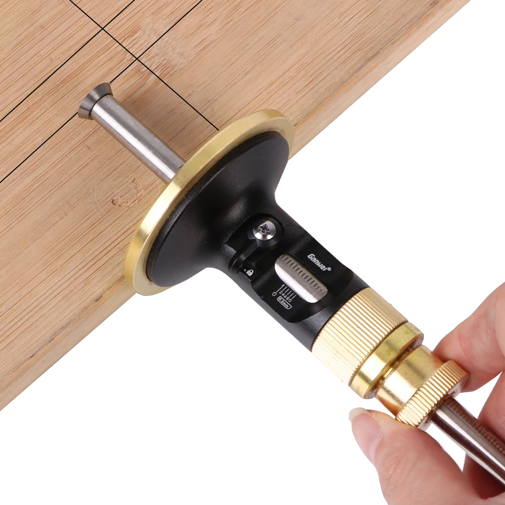 Blade Scribing Tools European Style Scriber New Carpentry Parallel Line High Precision Woodworking Scriber Wheel Marking Gauge