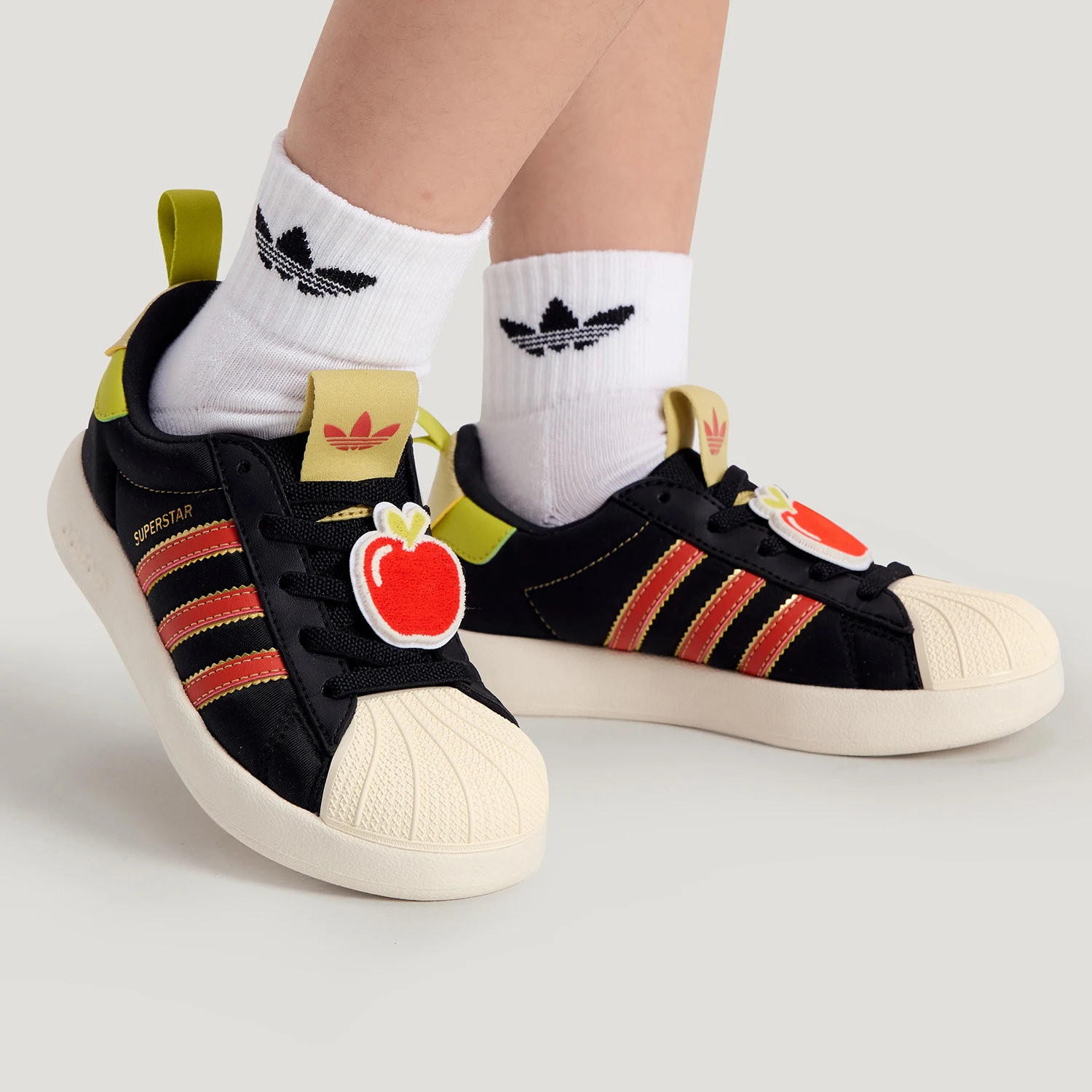 

Adidas Authentic Three Leaves Kids Classic Shell Head Daily Sports Shoes KH5696