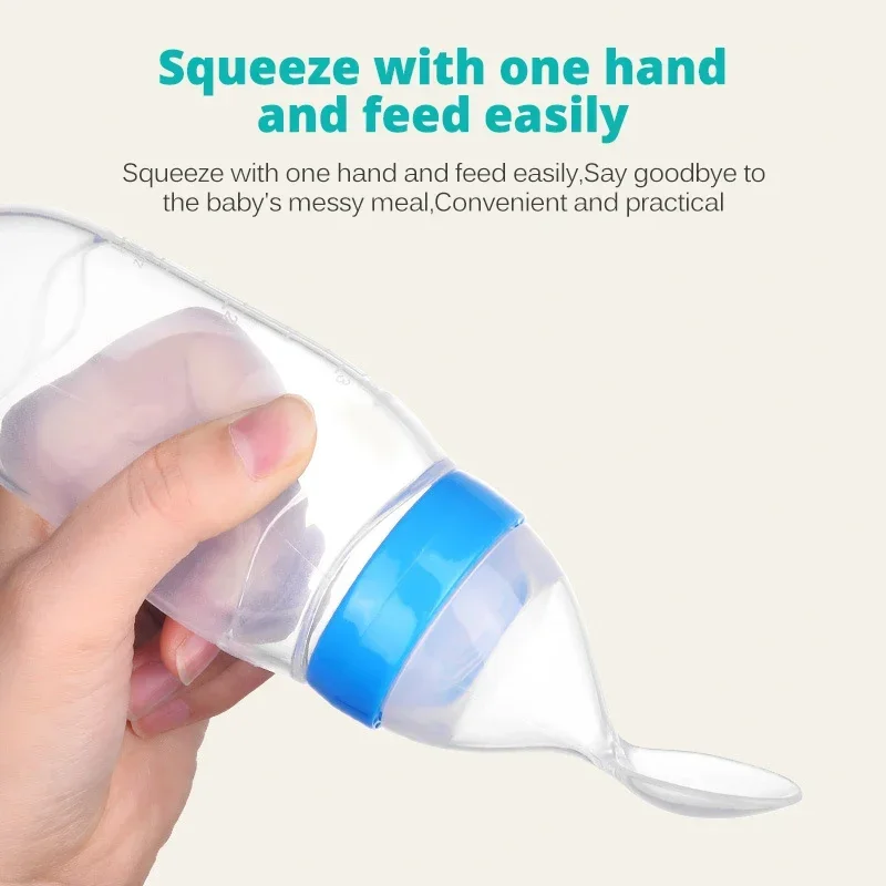 Baby Feeding Bottle Spoon Milk Bottle Baby Training Feeder Food Supplement Food feed Spoon baby gadgets BPA Free