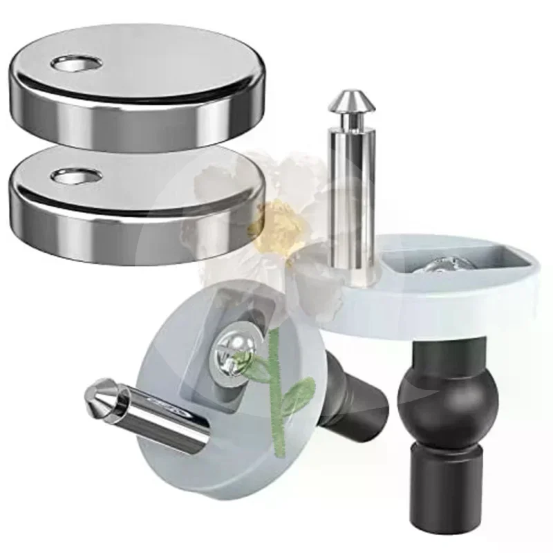 Toilet seat hinge 2 top fixed hinge package installation parts replacement release quick screw for toilet bathroom
