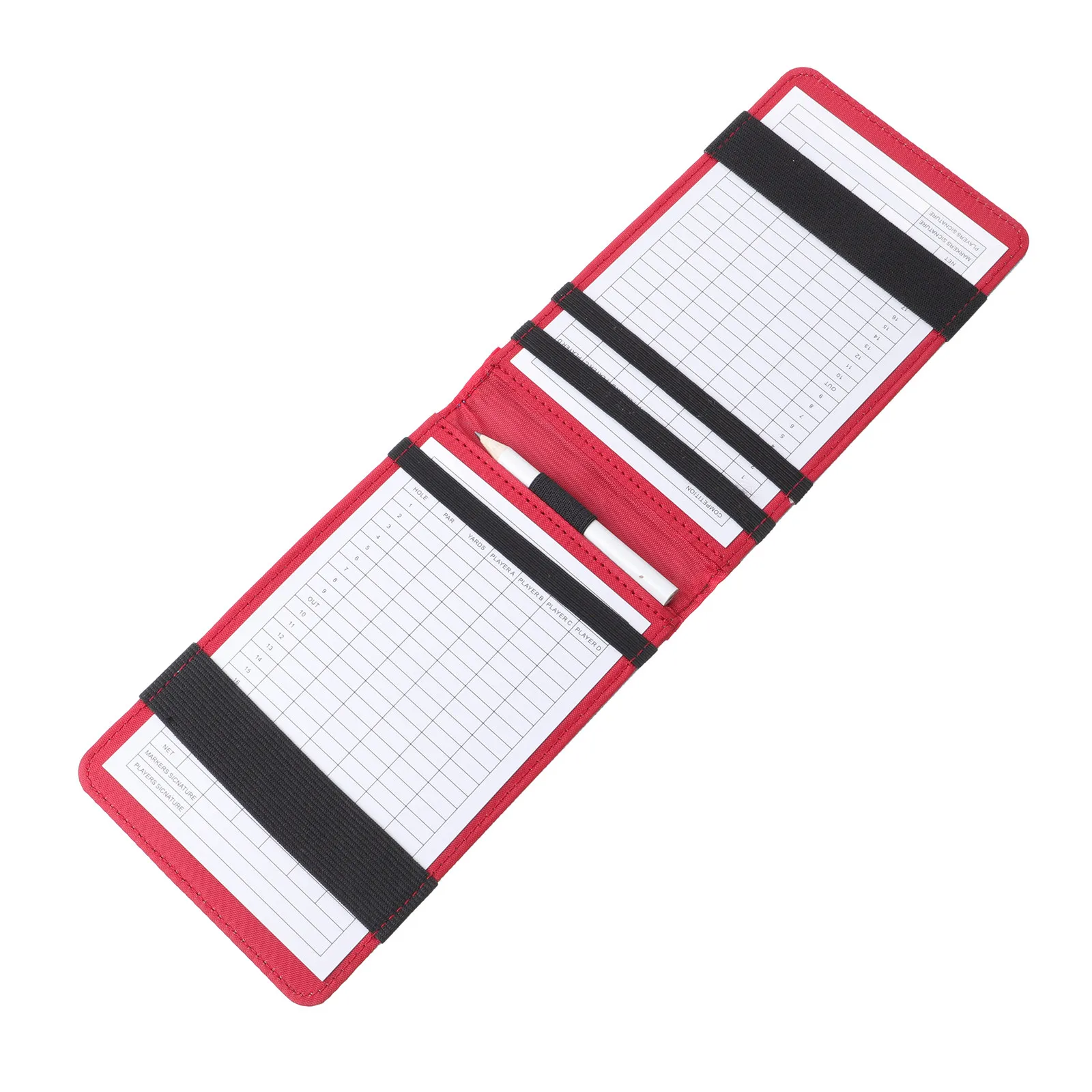 Golf Scorebook with Oxford Cloth Cover and Paper Pages – Portable Score Keeping Book for Golf Enthusiasts