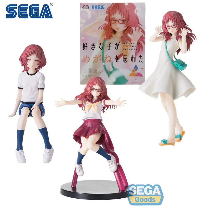 

SEGA натуральная аниме-фигурка Luminasta премиум-класса Mie Ai, экшн-игрушки для мальчиков и девочек, детский рождественский подарок, коллекционная модель, украшения