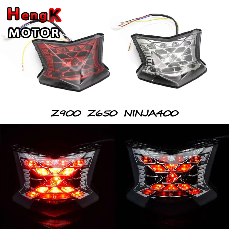 

Suitable for Kawasaki Z900 Z650 Ninja650 ZH2/SE modified LED rear tail light brake light turn signal assembly