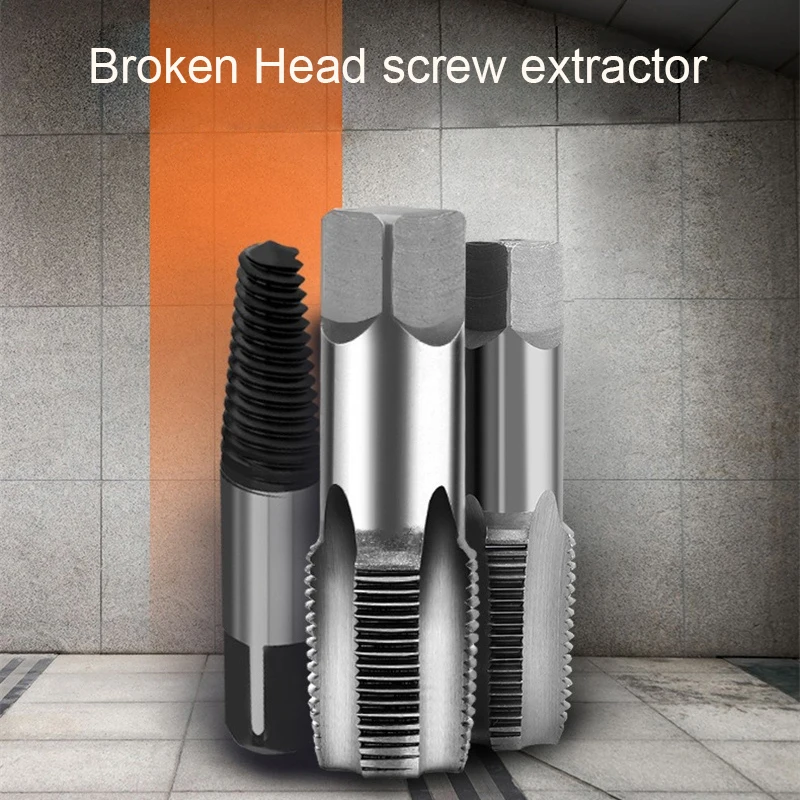 

Broken Bolt Extractor Kit Damaged Broken Screw Remover Extractor Drill Bits Damaged Bolts Remover Pipe Screw Extractor Set