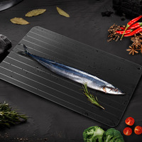 Defrosting Board Tray Aluminum Alloy Thawing Tray For Frozens Fish Beef Pork Chicken Thawing Plate Fast Defrosting Kitchen Tool