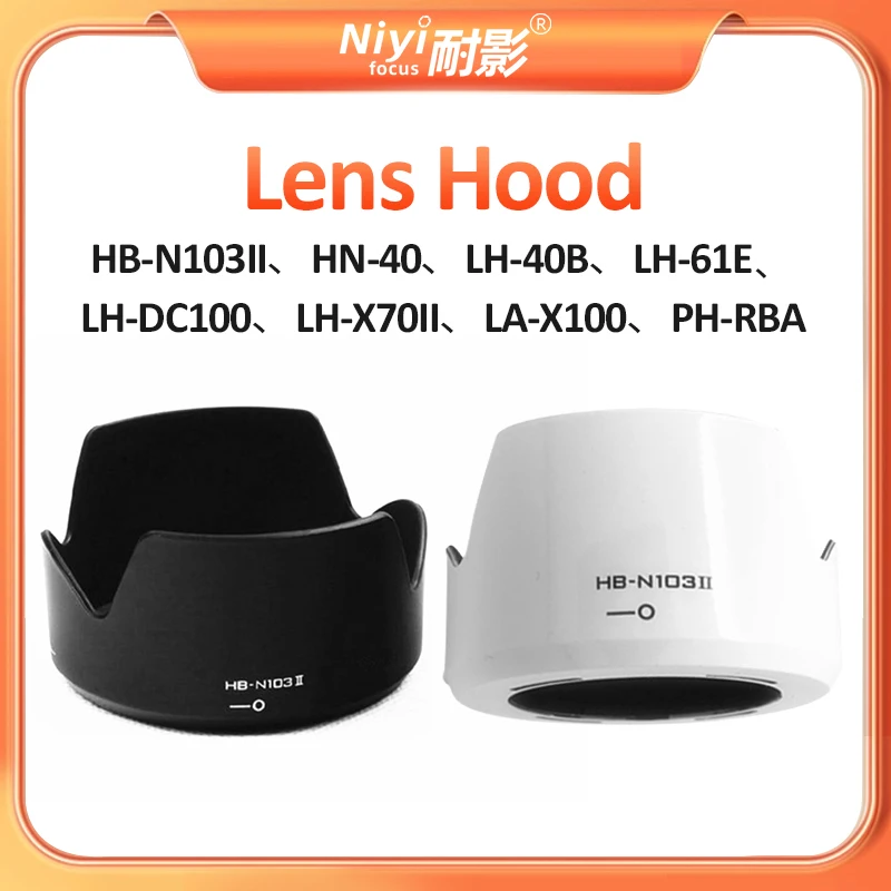 Canon Pentax Olympus Fujifilm Camera Lens Hood Camera Accessories HB-N103II HN-40 LH-40B LH-61E LH-DC100 LH-X70II LA-X100 PH-RBA