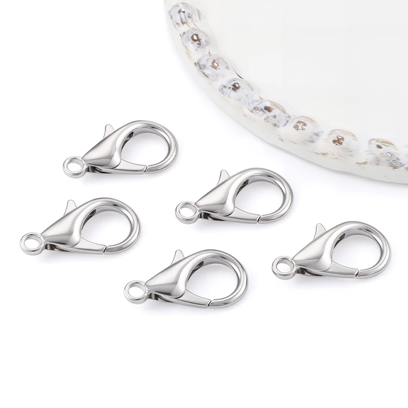 

Metal Alloy 25mm Lobster Clasps Hooks Connectors For Jewelry Making Materials DIY Bracelets Necklaces Accessories Findings