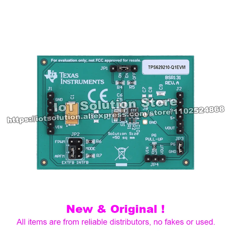 TPS629210-Q1EVM TPS629210-Q1 evaluation module 3-V to 17-V, 1-A DCS control low-IQ buck converter in SOT-583