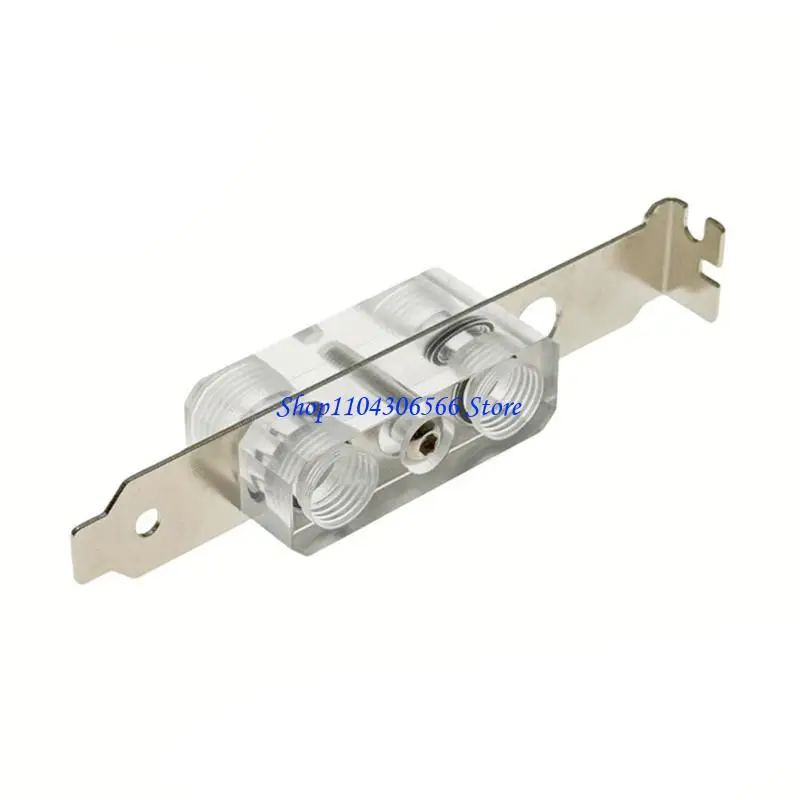 02DD Pass Through Fitting PCIE Baffle Type Plate Holder Threading Module