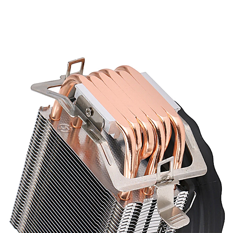 Imagem -02 - Qiuzaim Ventilador de Refrigeração 120 mm Heat Pipe Processador Cpu Adequado para Instalação Lga775 115x1200 1700 i5 i7 Amd 2011x79x99 e5