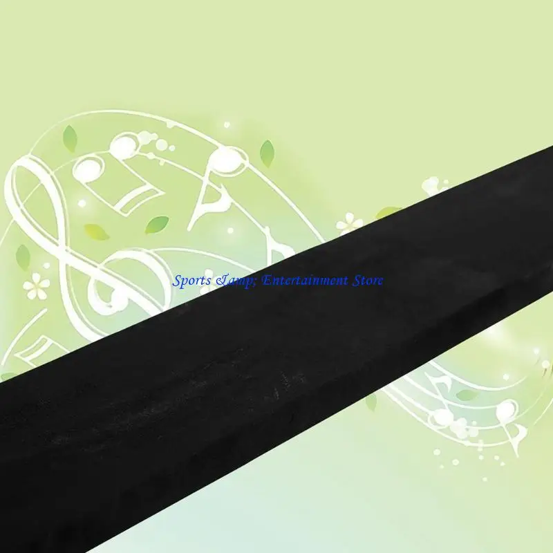 G7NF Comfortable Guitar Fingerboard Unslotted Blank Ebony Fretboard Acoustic Guitar Finger Plate Replacement Guitar Parts