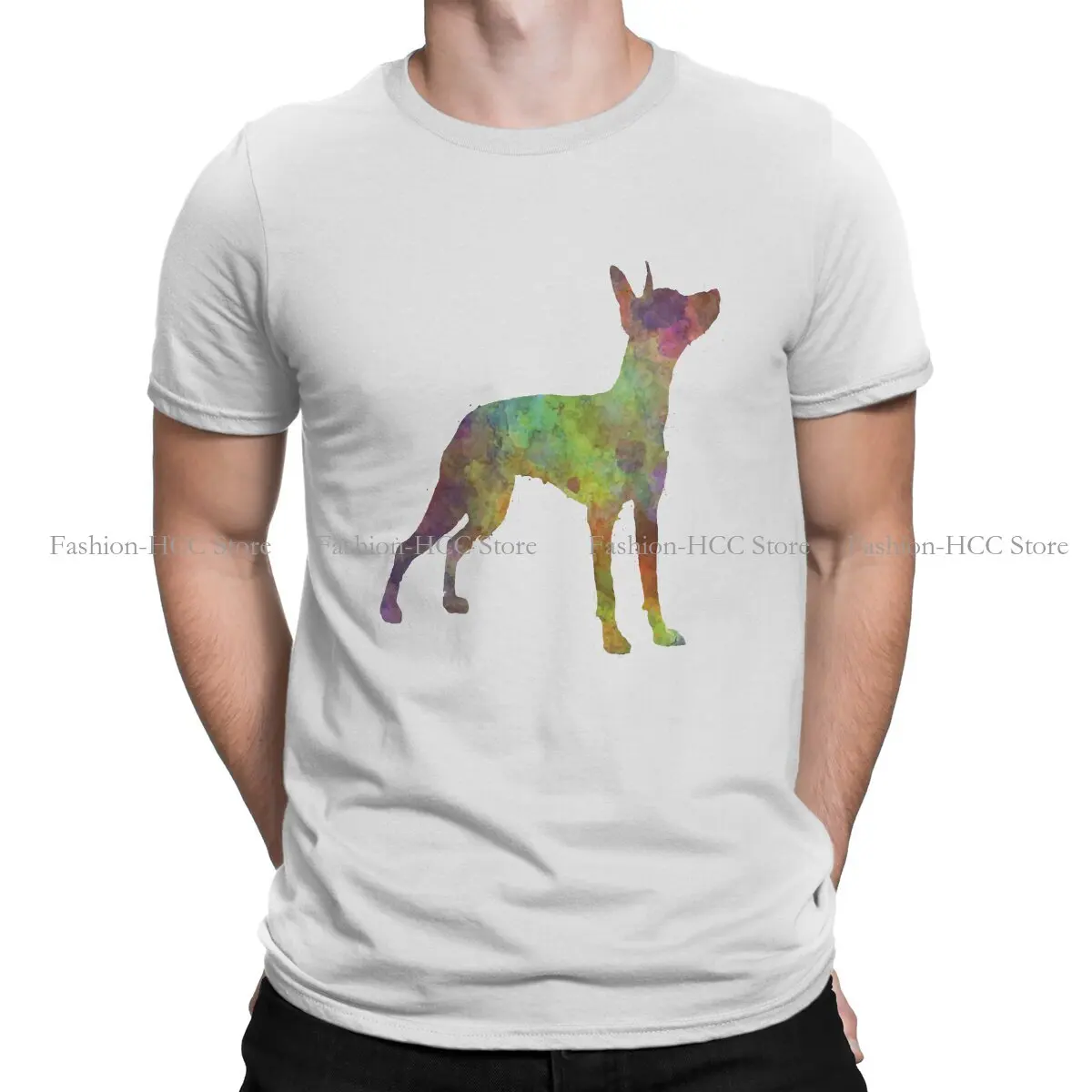 Xoloitzcuintli Fashion Polyester TShirts Canadian Hairless Cat Sphynx Men Graphic Streetwear T Shirt O Neck