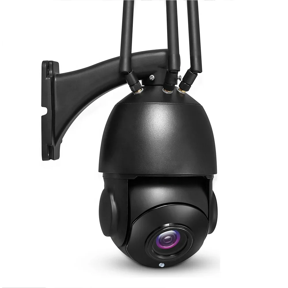 cam ra de surveillance 30X Zoom 5MP FHD IP 80w Solar Camera WiFi 4G SIM Card LTE Outdoor Spherical 360 Degree Surveillance Cam