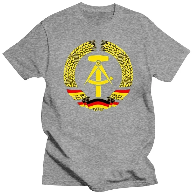 T-Shirt Tee Cool Stasi German Democratic Republic Ddr East Germany Communist Unisex Printing Tee tops Cuello Estilo Informal