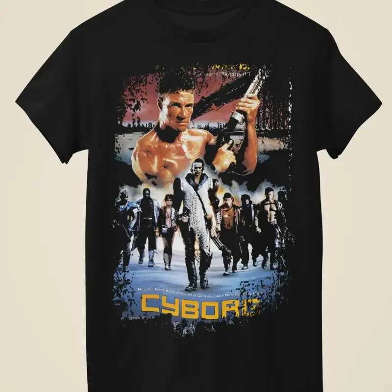 Cyborg Movie Poster Inspired Black T Shirt