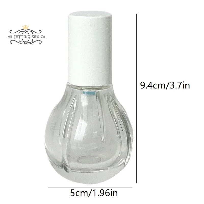 여행용 30ML 유리 로션 병, 전구 모양의 투명 빈 펌프 병, 화장품 크림, 메이크업, 에센셜 오일용