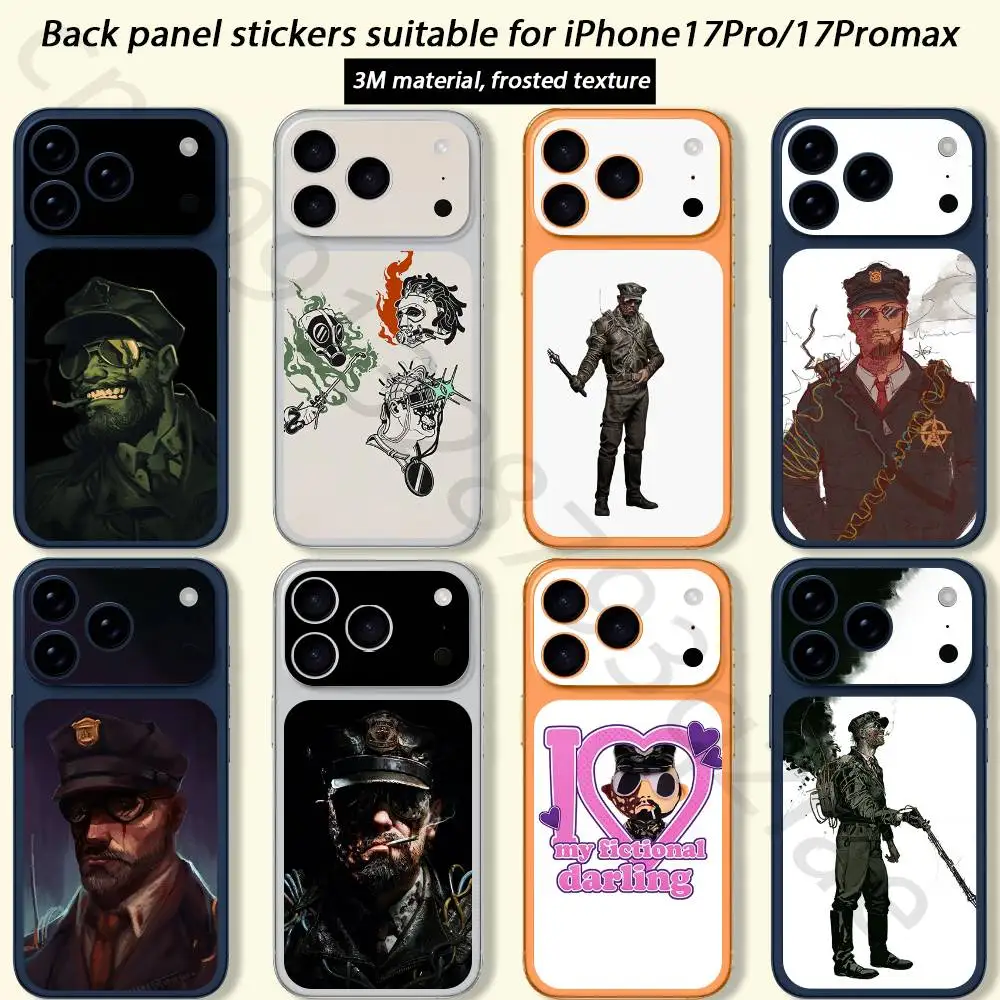 

O-Outlast Leland Coyle TICKET Decal Skin Wrap for iPhone 17 Pro/Pro max Protective Film for Back, Frame, Camera