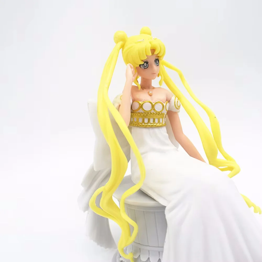 Hot Seated wedding dress Sailor Moon Tsukino Usagi 15cm PVC Anime Figure Decoration Collection Doll Action Model Toys for Gift - view 5