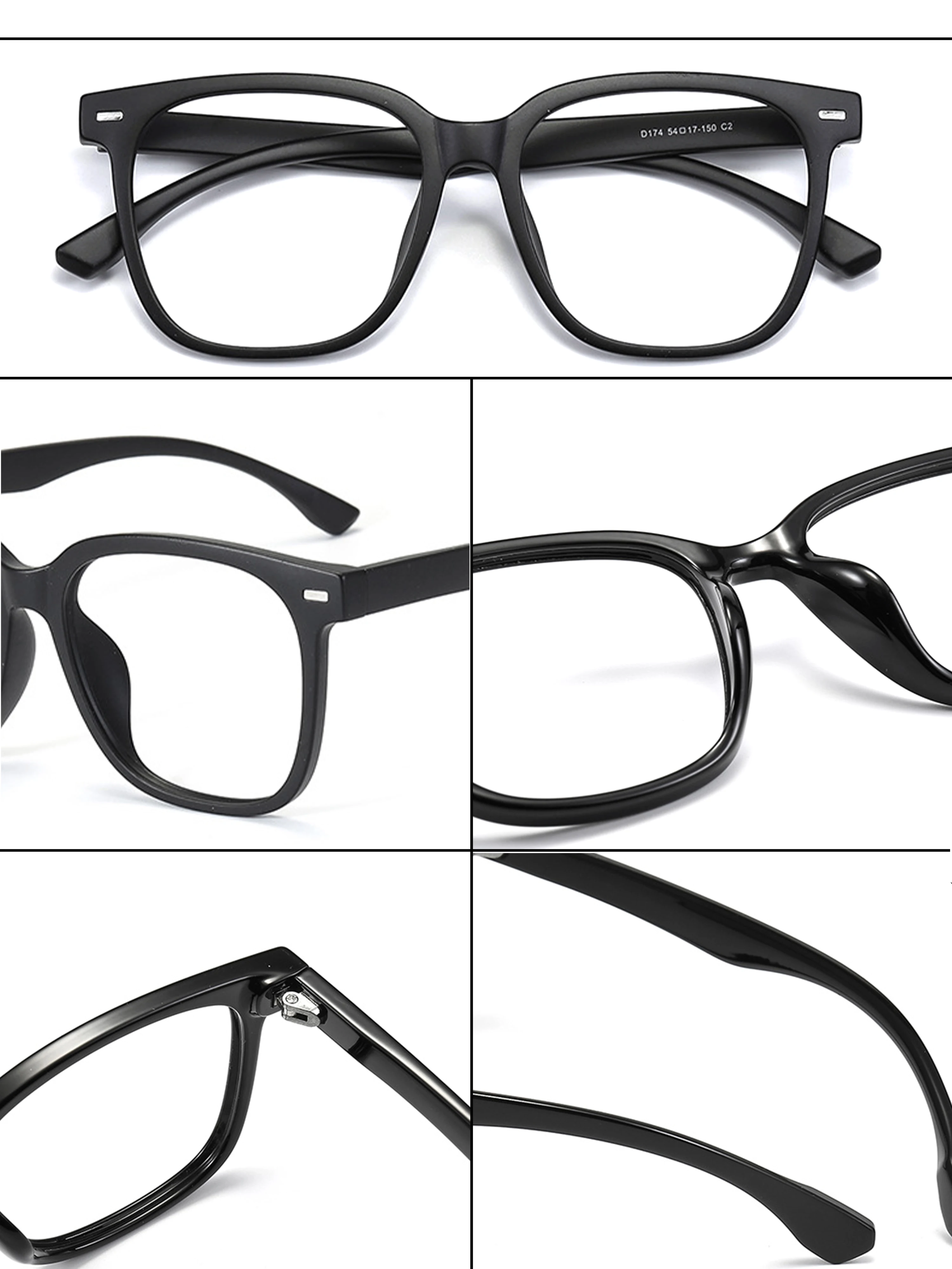 Men Ultralight Photochromic Glasses TR90 Frame Myopia Eyeglasses Women Male Vintage Color Changing Sunglasses Eyewear 0To -6.0