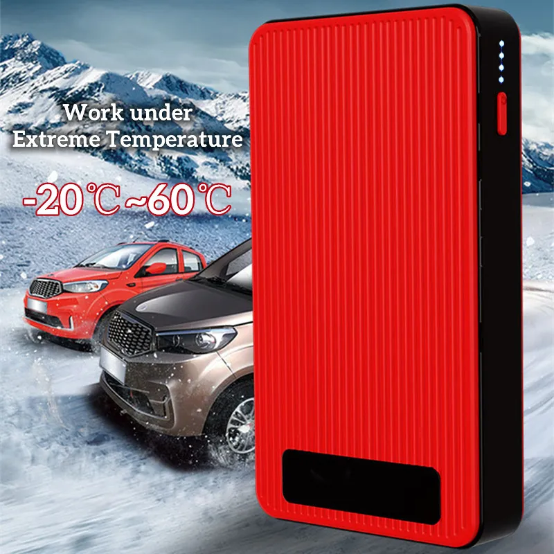 Démarreur de batterie de voiture diabétique portable, booster, chargeur, banque d\'alimentation, dispositif de démarrage, 8000mAh, 12V