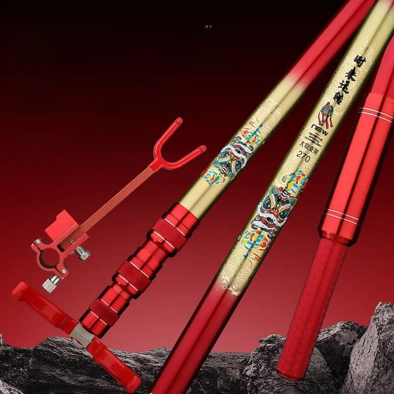 ultra-light-ultra-hard-fishing-rod-stand-big-game-special-use-violent-retractable-carbon-fiber-fishing-pole-cannon-alarm-lock