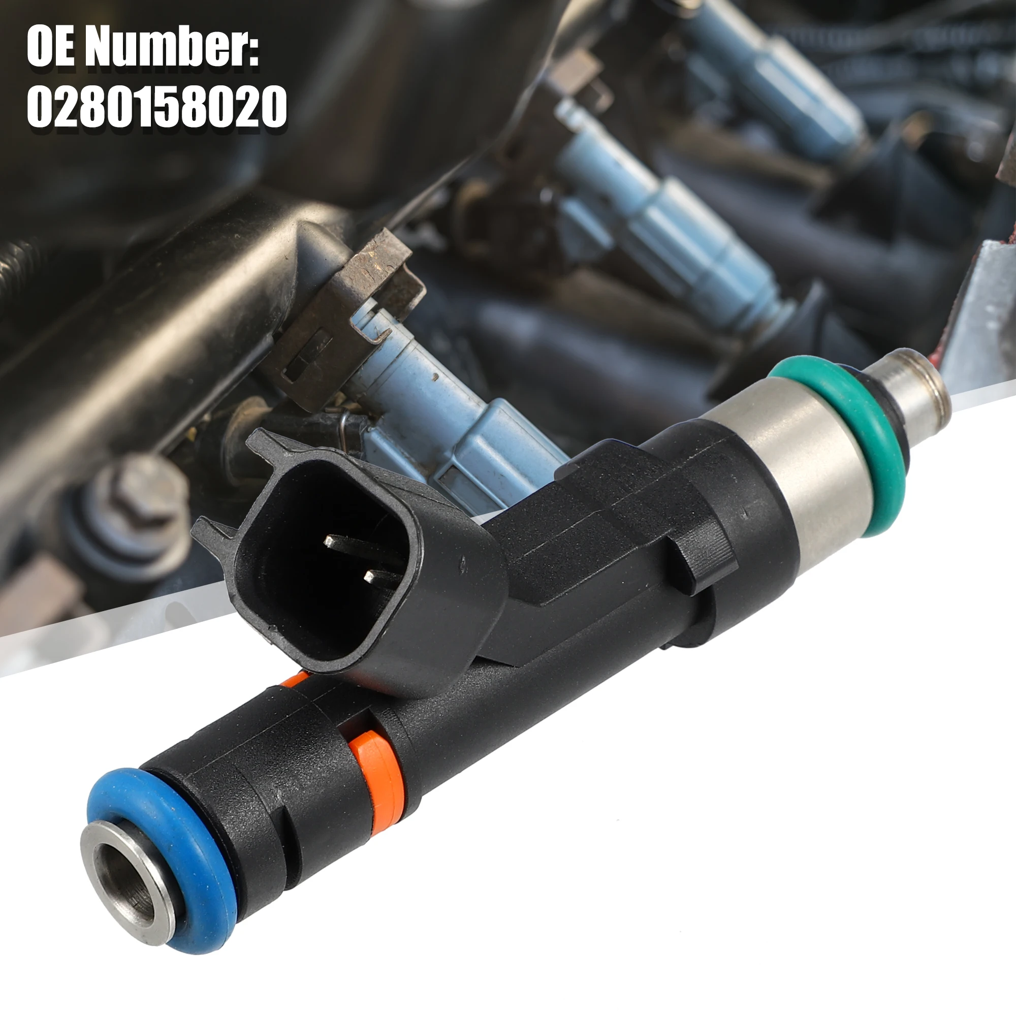 

UXCELL 0280158020 Fuel Injector for Dodge Nitro for Mitsubishi fit for Jeep for Dodge