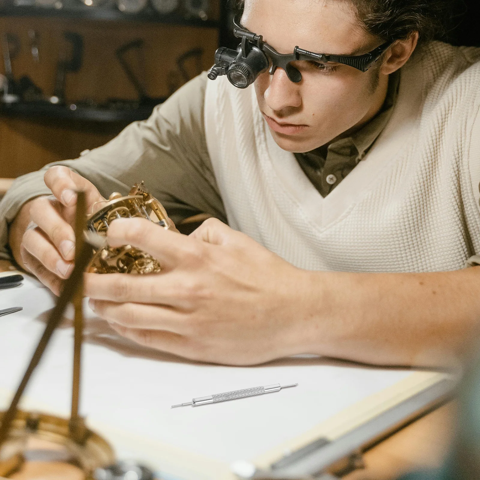 110Pcs Stainless Steel Hand Watch Spring Bar Quick Release Repair Tool Kit Band Pin Remover Link Adjustment Heavy Duty Watch