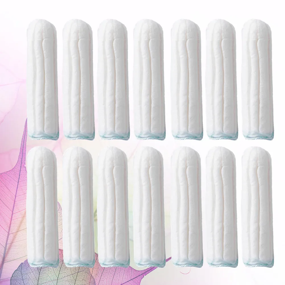100Pcs Organic Viscose Menstrual Tampons Women Comfortable Eco Friendly Overnight Swim Hike Natural Sanitary Sliver
