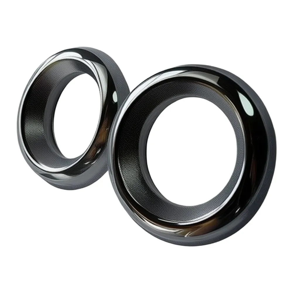 Pair Car Front Fog Light Cover Electroplated Fog Lamp Frame Outer Cover For Toyota For Rav4 2009-2012 52128-42070 52127-42070
