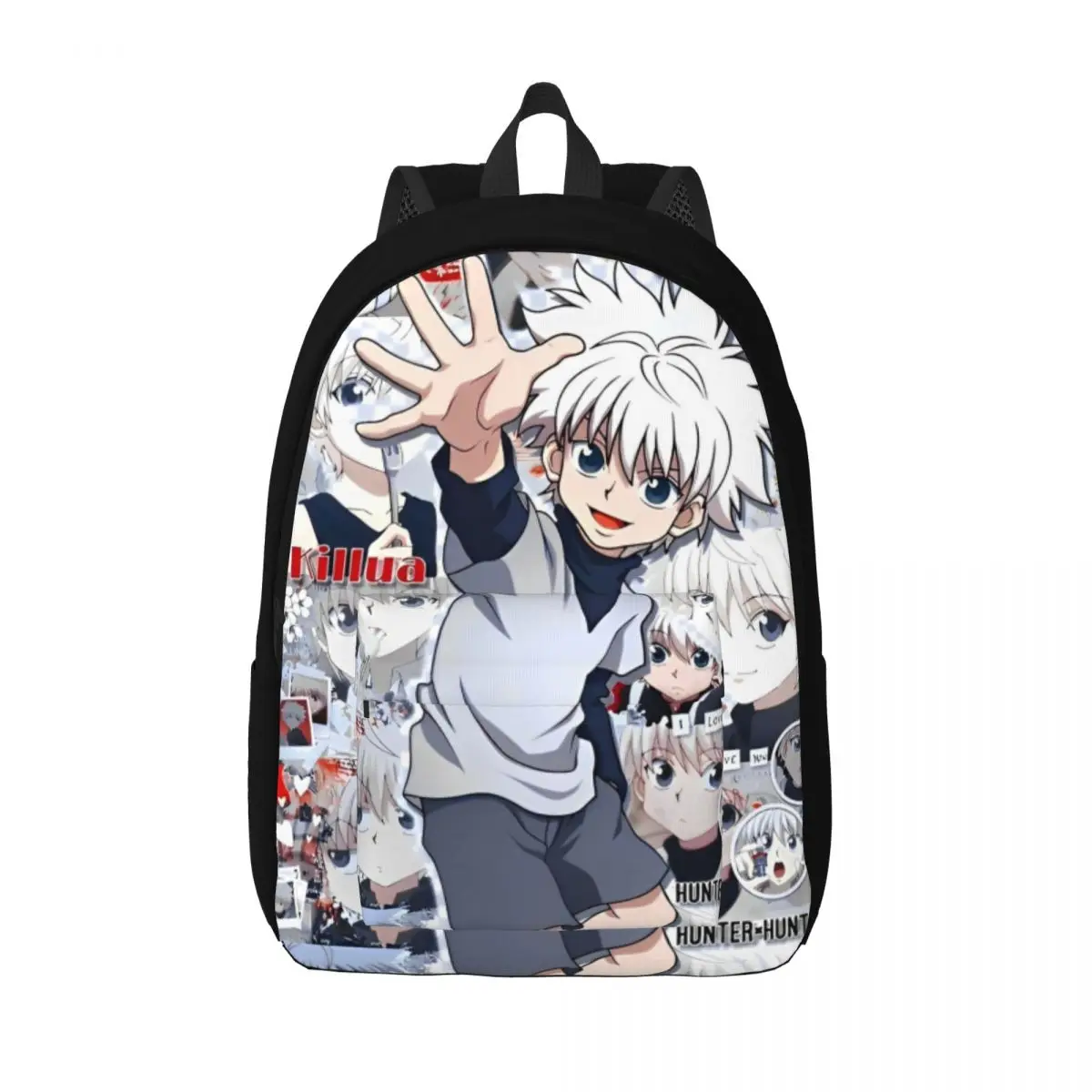 Anime Hunter X Hunter Casual Backpack Outdoor Student Business Manga Killua Daypack for Men Women College Canvas Bags