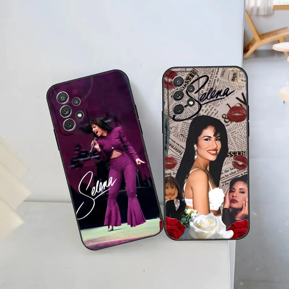 Selena Quintanilla Latin Artist 90s Phone Case For Samsung S25,S24 Ultra,S20,S30 plus,S22 plus,S23,S30 ultra 5G Silicone Cover