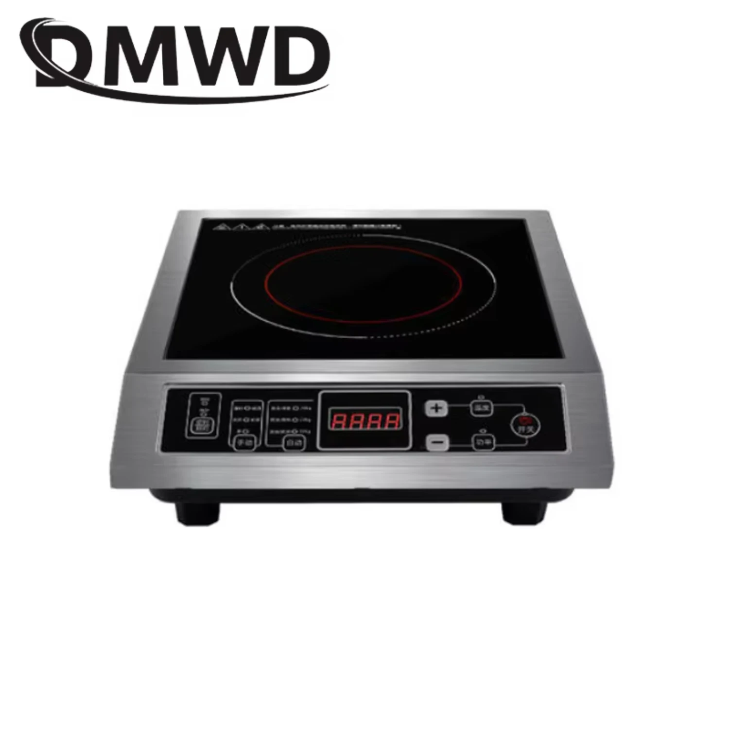 Commercial 3500W Electromagnetic Induction Cooker Waterproof Hotpot Heating Cooktop Soup Stir-fry Cooking Stove EU  Plug