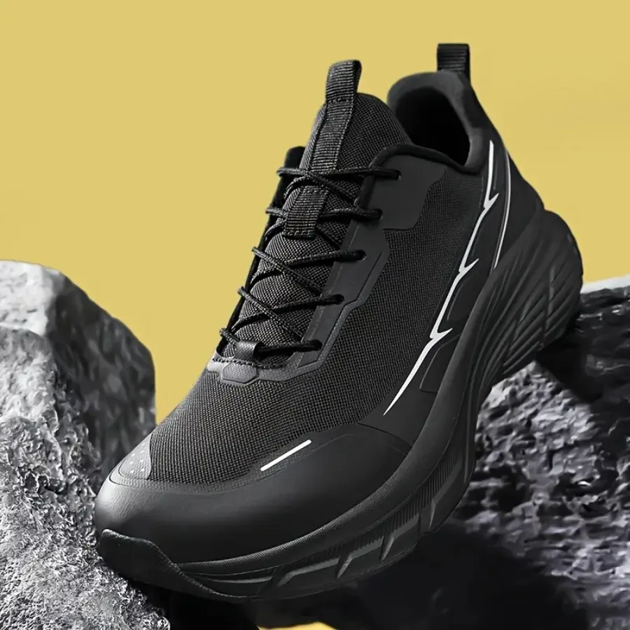 Wide-Fit Shoes for Men Featuring Breathable Mesh Versatile Casual Design Slip-Resistant Spacious Toe Box Suitable for Outdoor H